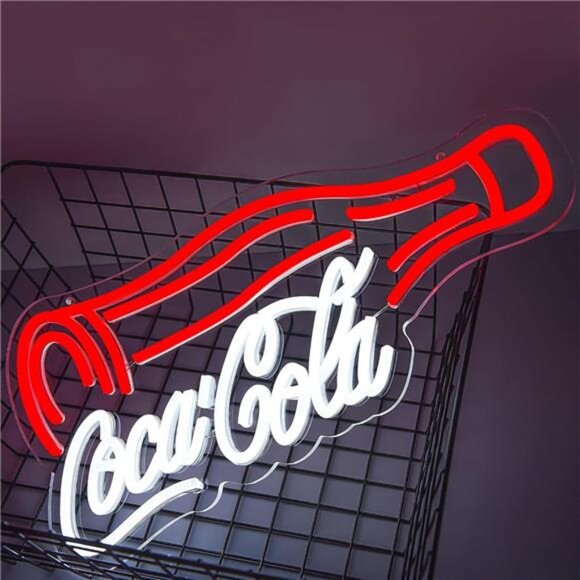 Coca Cola LED Neon Sign Coke Wall Decor Light Bedroom Business Man Cave Store NW - Picture 4 of 7